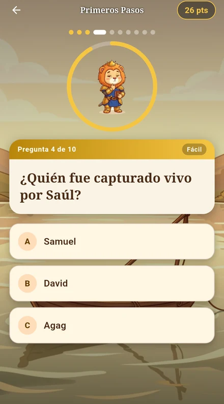 Una partida de trivia: el anillo del tiempo y tres respuestas